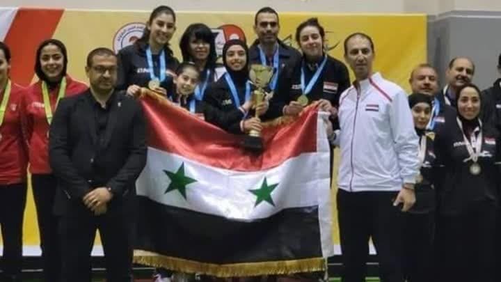 شابات سوريا بطلات غرب آسيا لتنس الطاولة