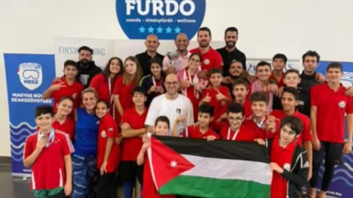 8 ميداليات للأردن في التجمع العالمي للسباحة