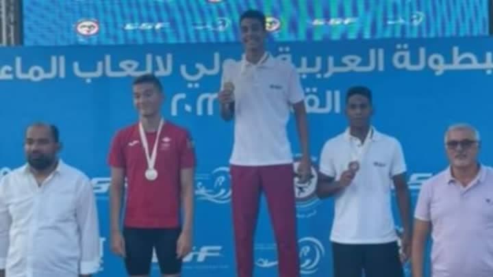 3 ميداليات أردنية جديدة في البطولة العربية للسباحة