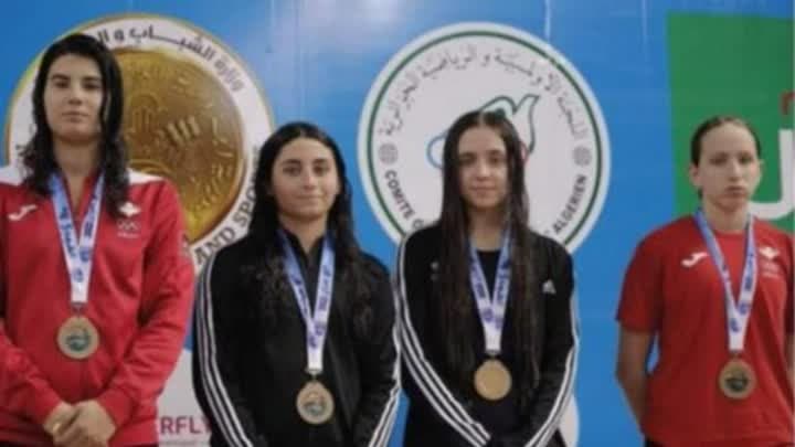 برونزيتان للأردن في البطولة العربية للسباحة