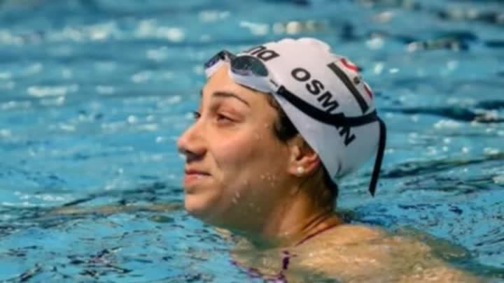 فريدة عثمان تنسحب من سباق 50 متر حرة بمونديال السباحة