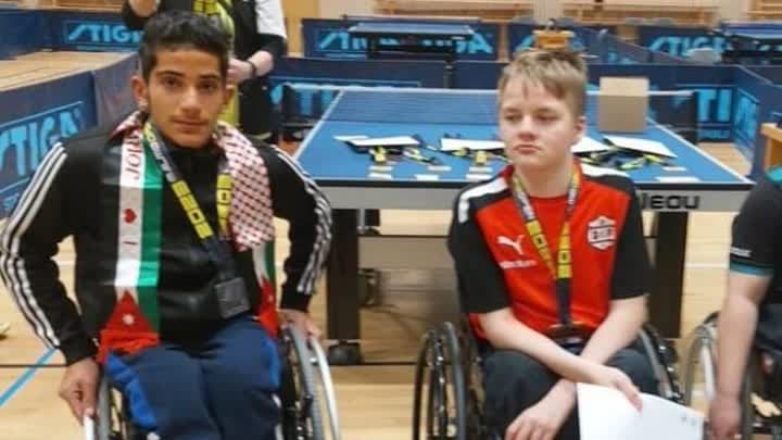 حمد يتوج بفضية بطولة السويد البارالمبية لتنس الطاولة
