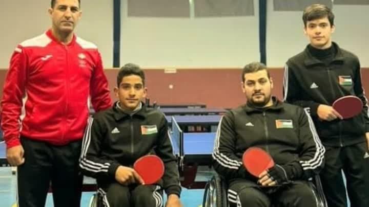 الأردن يشارك في بطولة السويد البارالمبية لناشئي كرة الطاولة
