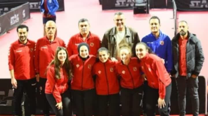 سيدات الأهلي يحصدن لقب البطولة العربية لتنس الطاولة