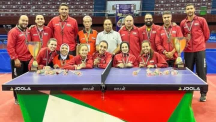 مصر تواصل هيمنتها على بطولة إفريقيا لتنس الطاولة