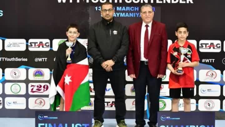 الزعبي وصيفا ببطولة العراق الدولية لتنس الطاولة