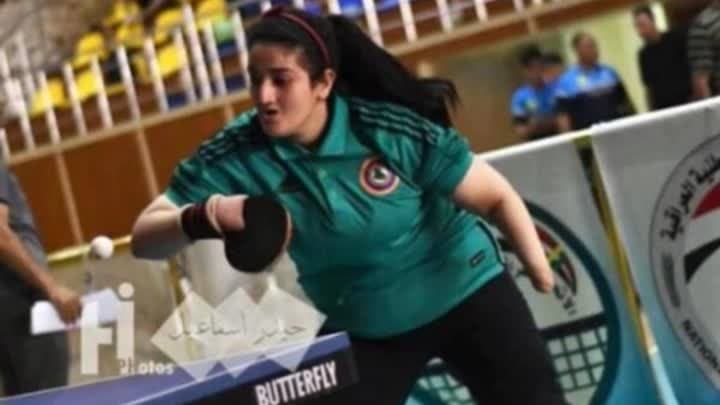 العراقية زينب حسن تتأهل لمونديال تنس الطاولة
