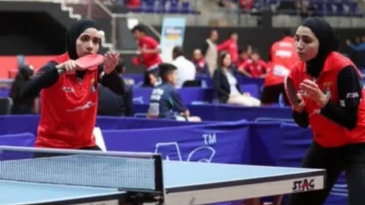 ذهبيتان للأردن في بطولة غرب آسيا لكرة الطاولة