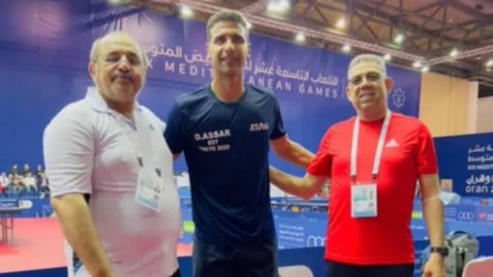 عمر عصر يضمن ميدالية لمصر في تنس الطاولة