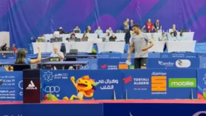 عصر إلى نصف نهائي تنس الطاولة بألعاب البحر المتوسط