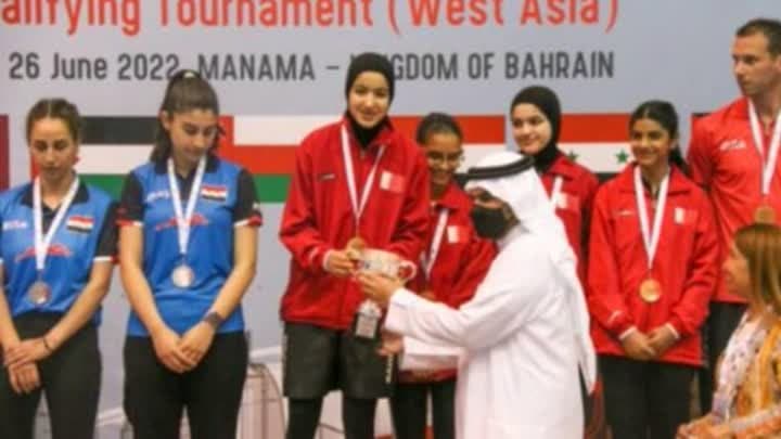 تأهل طاولة البحرين إلى كأس آسيا