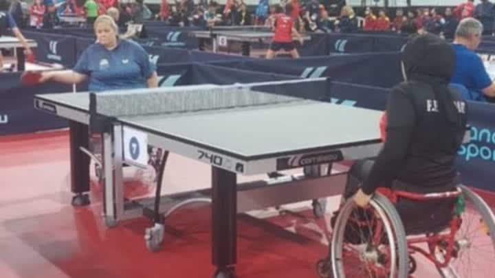 الأردنية عليمات تتألق بثلاثة انتصارات في بطولة فرنسا البارالمبية