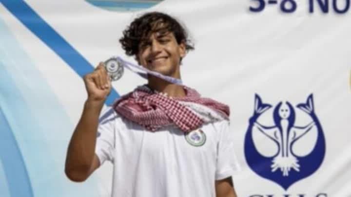 فضية للأردن في بطولة كأس العالم لسباحة الزعانف