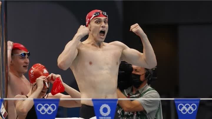 ذهبية جديدة لبريطانيا في السباحة.. وتحطيم الزمن القياسي