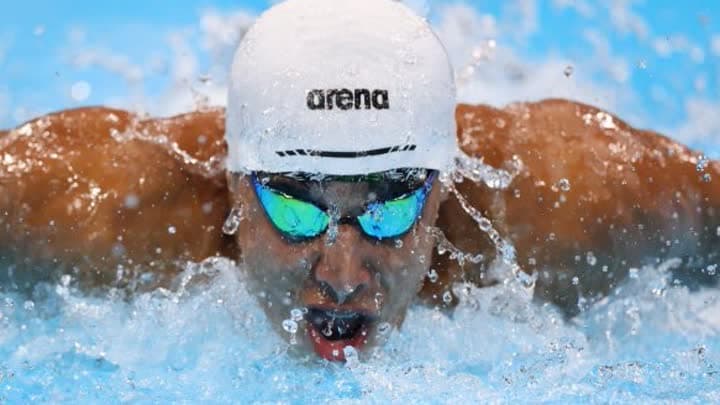 يوسف رمضان يودع سباق 100 متر فراشة