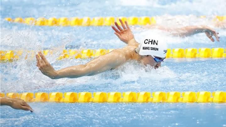 وانج شون يفوز بذهبية سباق 200 متر فردي متنوع