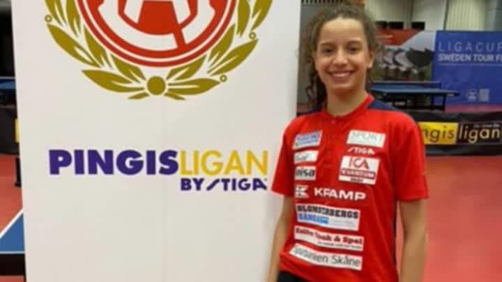 هنا جودة تحترف في الدوري السويدي لتنس الطاولة