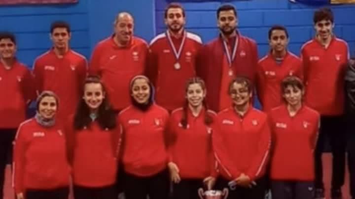 ميداليتان للأردن في بطولة قبرص لكرة الطاولة