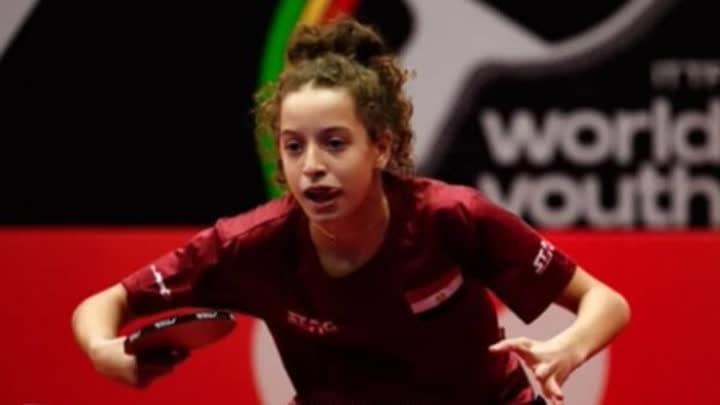 هنا جودة تتوج بفضية بطولة العالم لتنس الطاولة