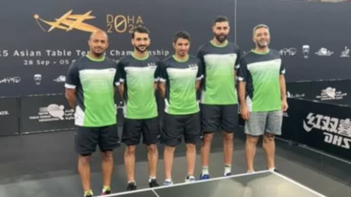 أخضر تنس الطاولة يبلغ بطولة العالم لأول مرة في تاريخه