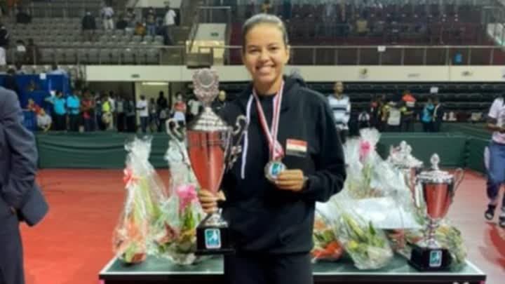 بطلة أفريقيا لتنس الطاولة في حوار لكووورة: دينا مشرف مثلي الأعلى