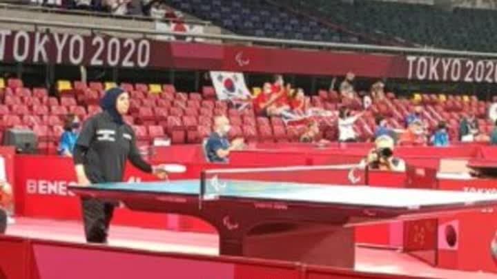 هنا أحمد تودع منافسات تنس الطاولة في بارالمبياد طوكيو