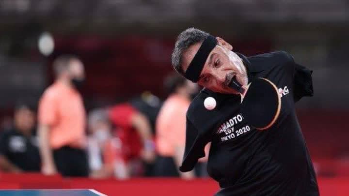 إبراهيم حمدتو يستهل مشواره في تنس الطاولة بالخسارة أمام بطل كوريا