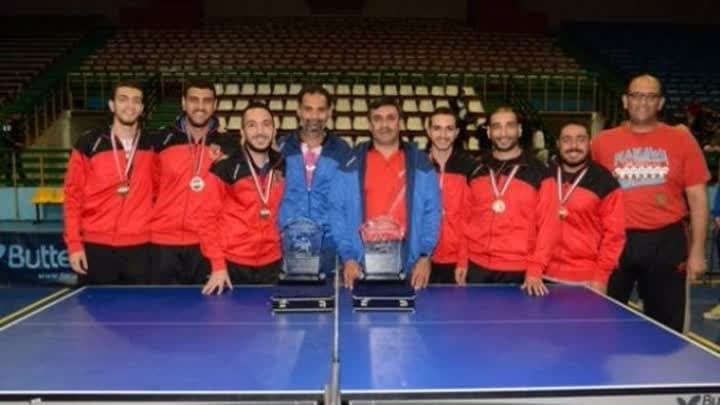 الأهلي يتوج بلقب البطولة العربية لتنس الطاولة