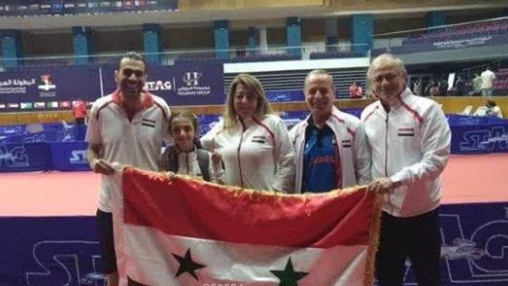 تألق للطاولة السورية في البطولة العربية
