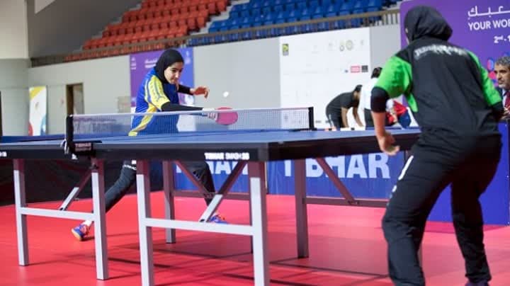 700 مشارك في بطولة الشرق الأوسط لكرة الطاولة بقطر