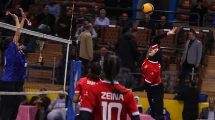 طائرة سيدات الأهلي تخطف فوزا بشق الأنفس من الصيد