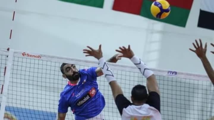 طائرة الأهلي تضرب خيبل اليمني بالبطولة العربية