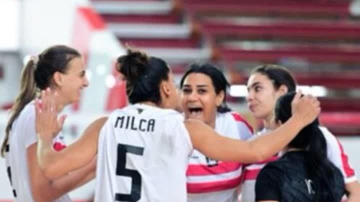 الزمالك يهزم هليوبوليس بدوري سيدات الكرة الطائرة