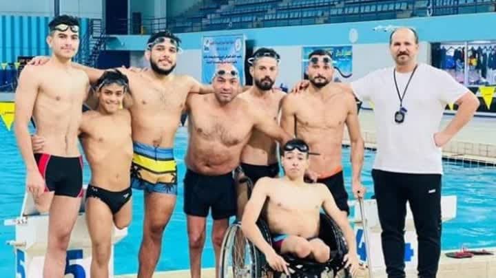 4 ممثلين للعراق في مونديال السباحة البارالمبية