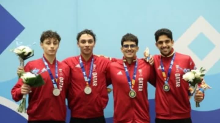 رقم جديد و5 ميداليات للسباحة القطرية بالألعاب الخليجية