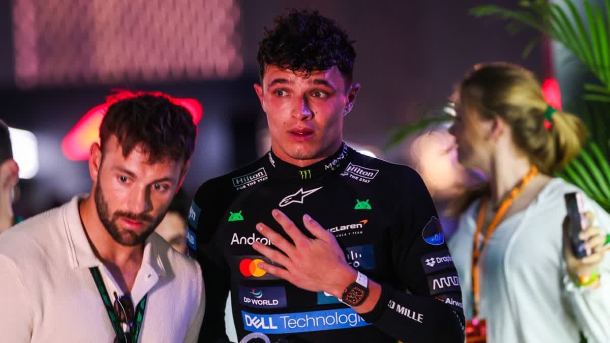 نوريس في سباق السعودية