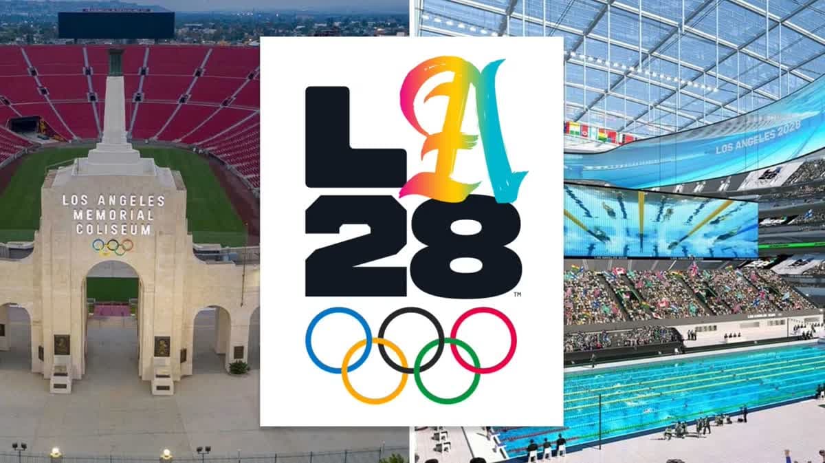 حفل افتتاح دورة الألعاب الأولمبية LA28 سيقام في ملعبين