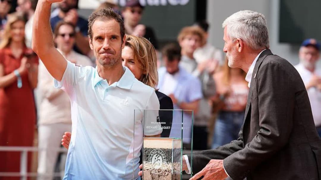 شارك ريتشارد جاسكيه لأول مرة في بطولة فرنسا المفتوحة عام 2002