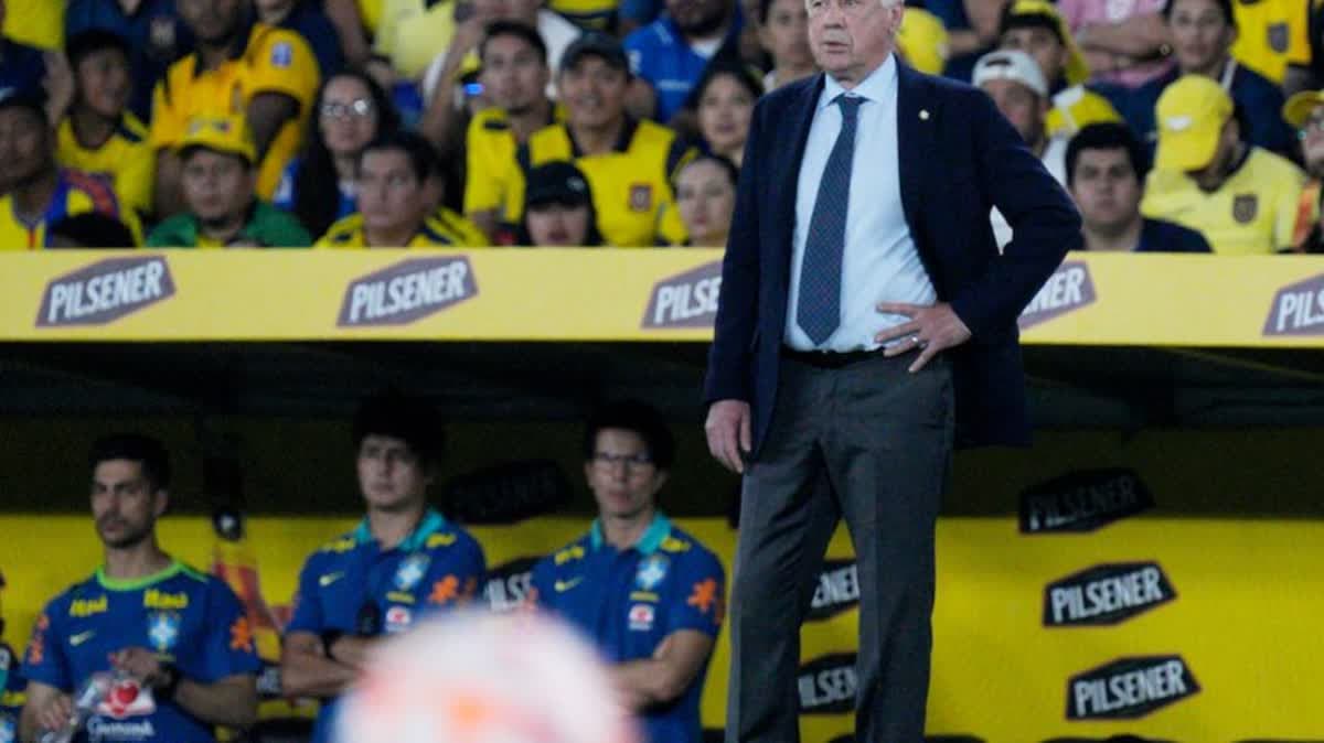 أول مباراة لانشيلوتي مع البرازيل