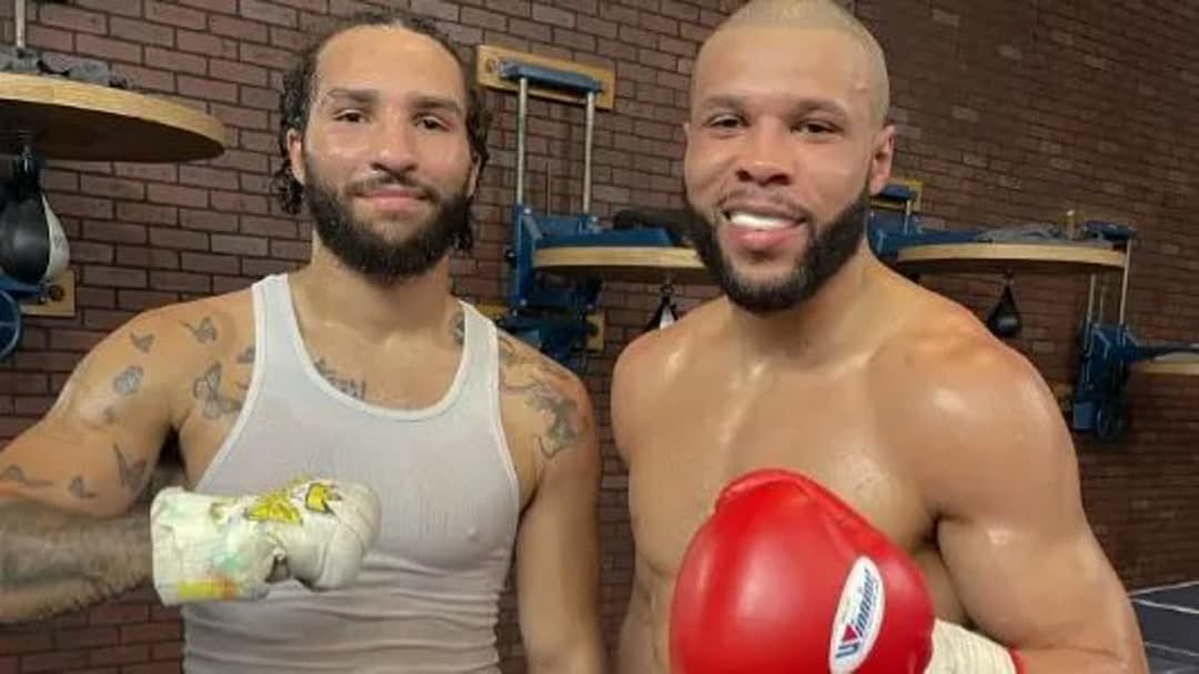 نيكو حفيد محمد علي مع كريس يوبانك جونيور