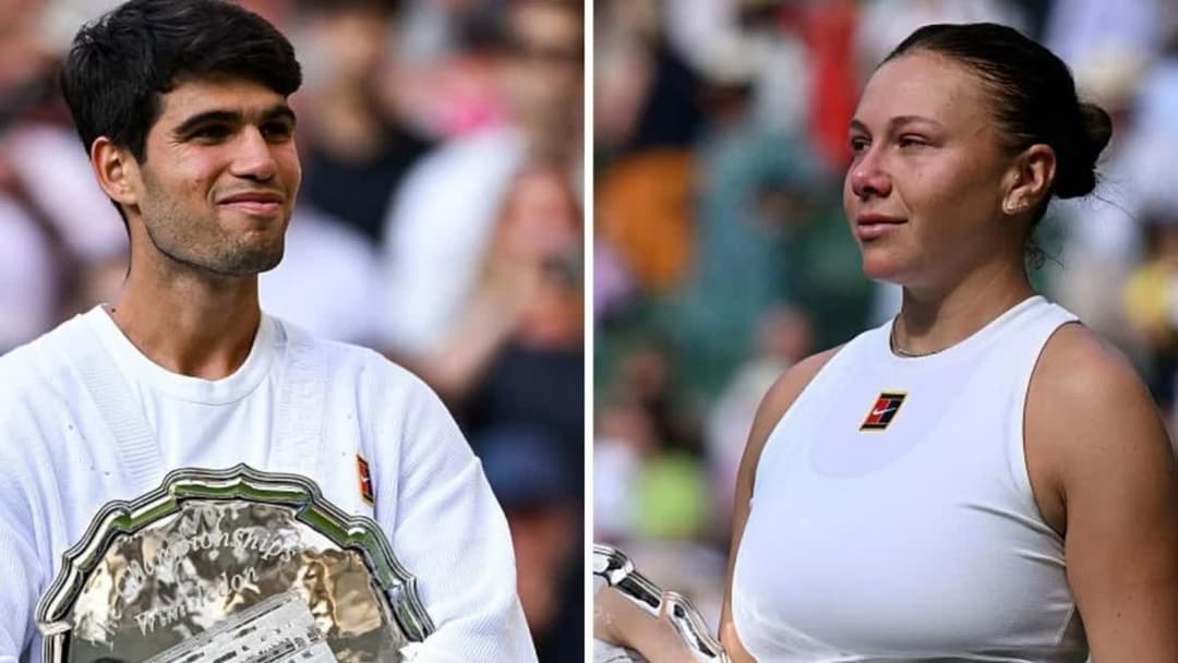 كارلوس الكاراز  وأماندا أنيسيموفا 