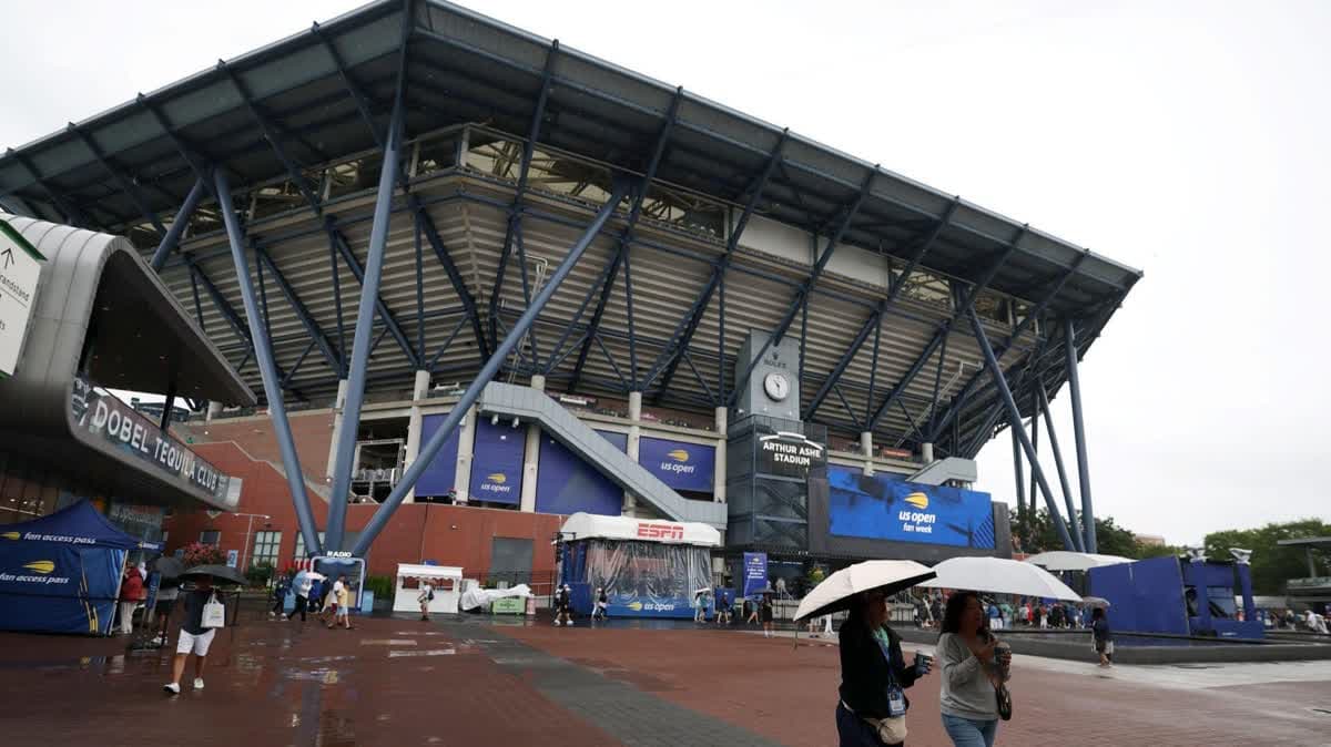 الأمطار تلغي تصفيات بطولة أمريكا المفتوحة