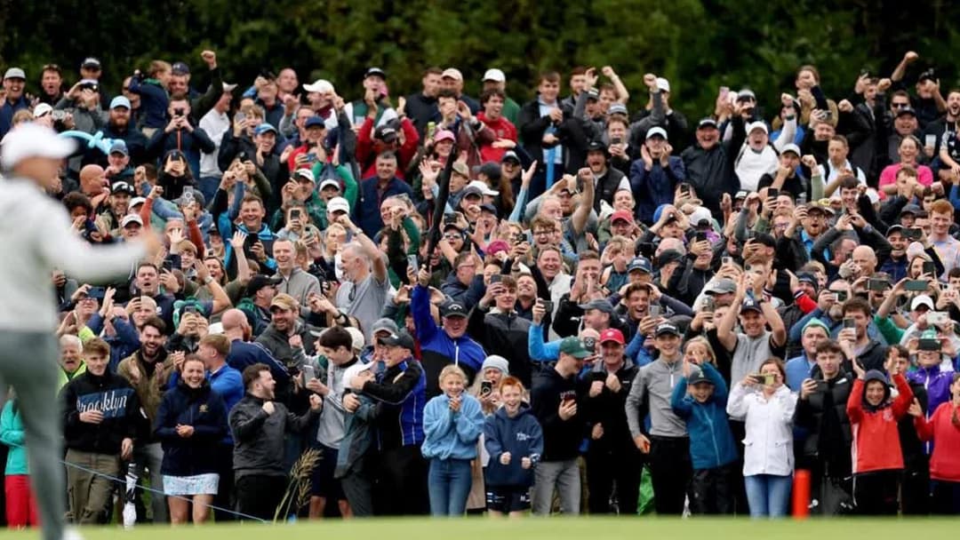 الجماهير في بطولة ايرلندا المفتوحة