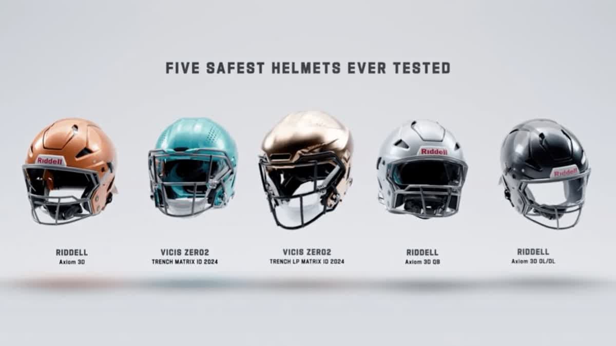 خوذ الحماية في دوري كرة القدم الامريكية