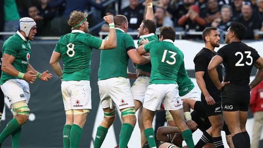 فازت أيرلندا على نيوزيلندا لأول مرة في شيكاغو عام 2016