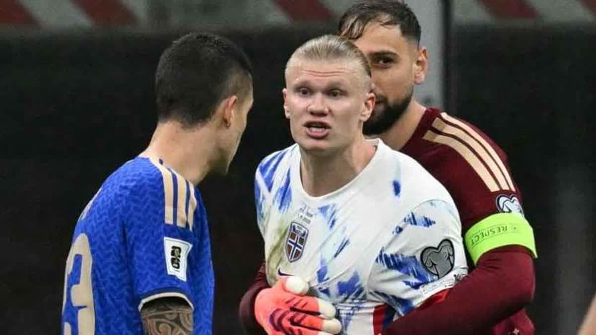 هالاند ومانشيني