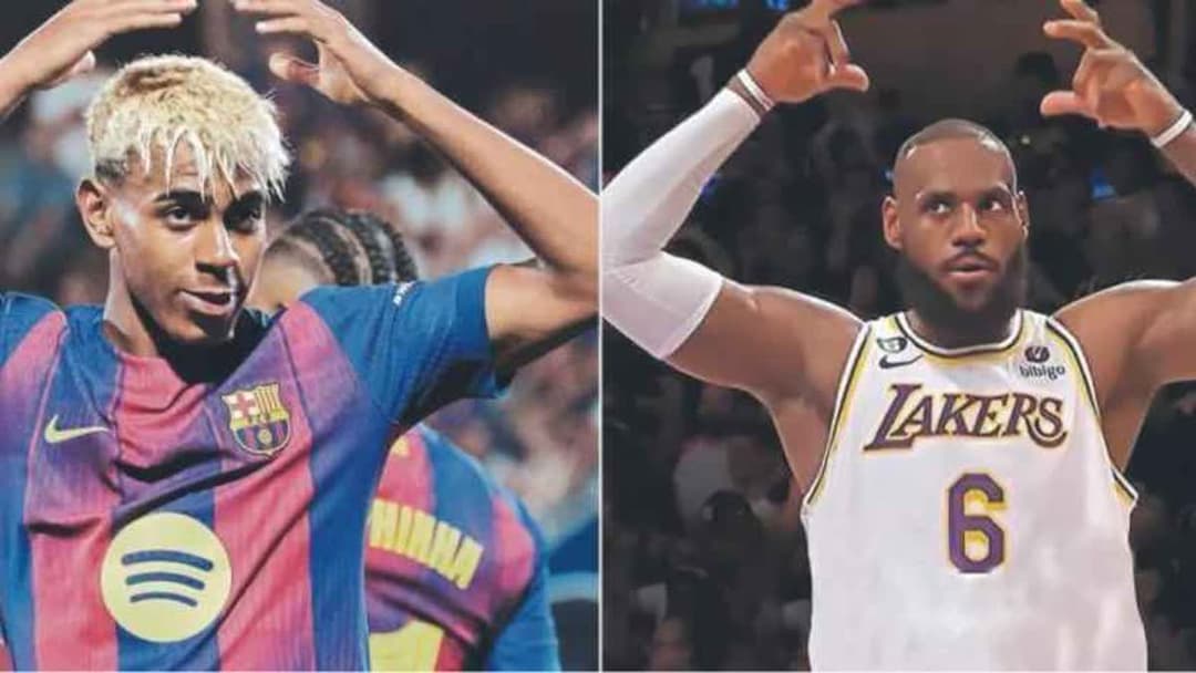 لامين يامال وليبرون جيمس