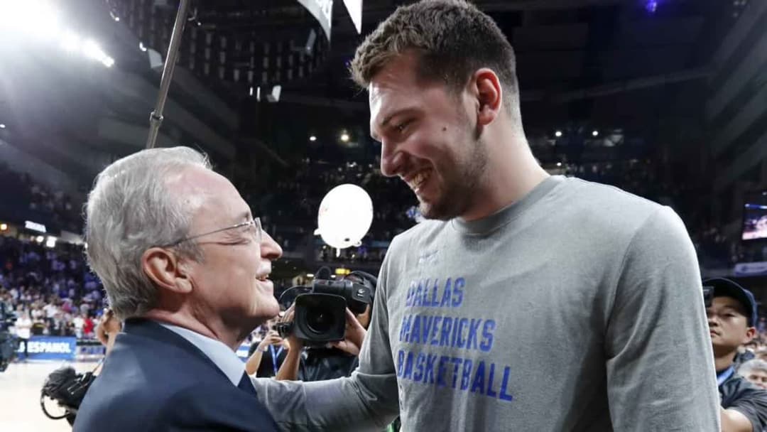 فلورنتينو بيريز مع لوكا دونتشيتش