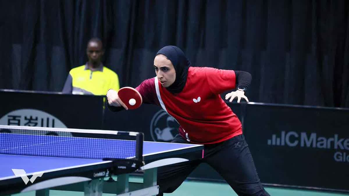 آلاء يحيى لاعبة تنس الطاولة