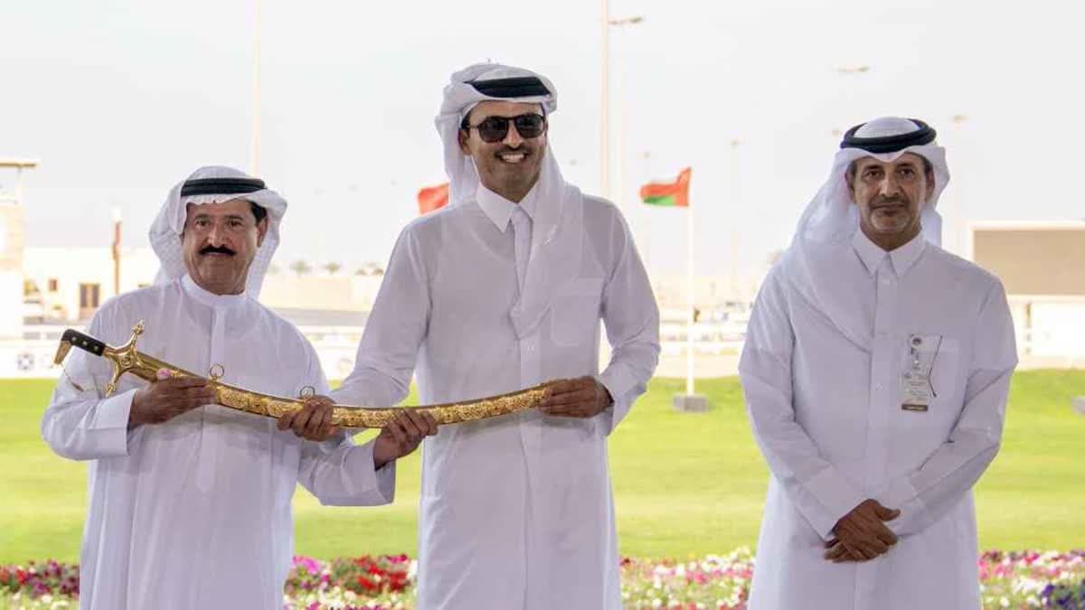 الهجن القطرية وسيف الإمارات